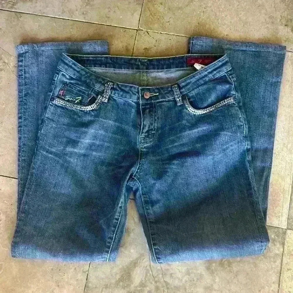 Seven for all Mankind jeans 32. Pre owned good condition. High rise boot cut - Picture 3 of 14